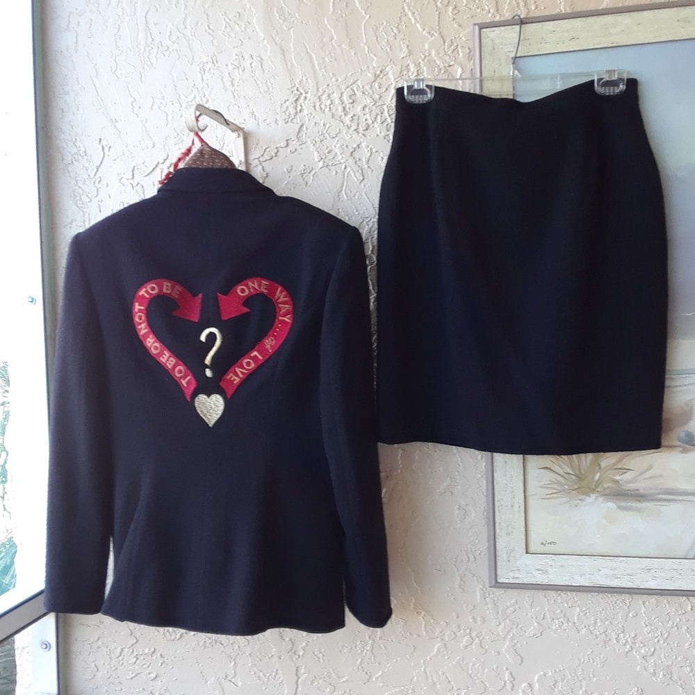 Cento Italian Black Suit